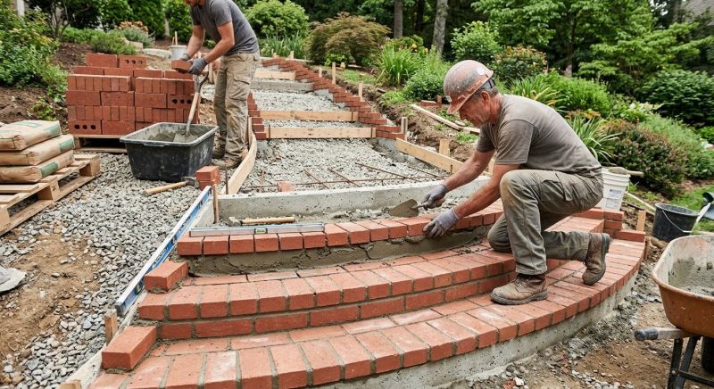 Brick Walkway Installation in Norwalk, CT